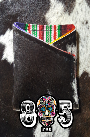 Serape Cow: Pocket Wallet