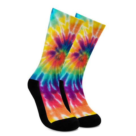 POE: To Live and Tie Dye Socks Crew Socks