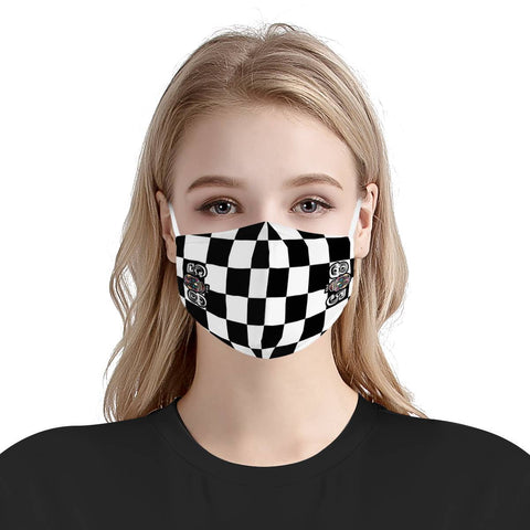 POE Checkered: Filter Face Mask
