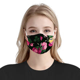 Flower Print Face Mask Face Mask