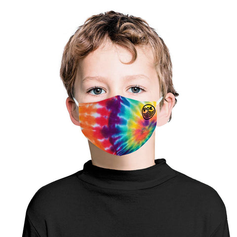 POE Tie Dye Face Mask Kids Face Mask