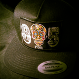 805 Dia De Los POE : Classic Snap Back PATCH hat
