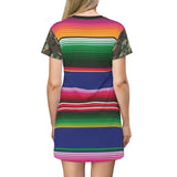 Serape Camo T-shirt Dress