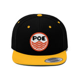 POE Brand: Fruit Stripes ORANGE Flat Bill Hat