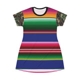 Serape Camo T-shirt Dress