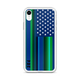 "ESTA ES MURRICA" BLUE Serape Flag - iPhone Case