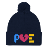 POE: Heartbreak Yeller Pom Pom Knit Cap