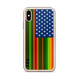 "ESTA ES MURRICA" Serape Flag - iPhone Case